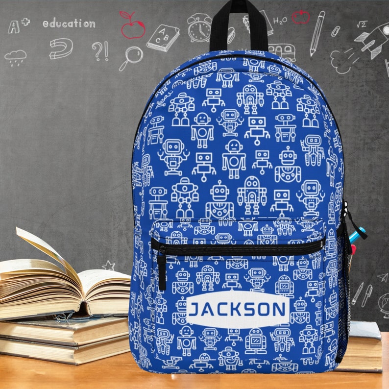 Robot Backpacks Kids Personalised Personalised Children's Robot Kids Backpack Robot Backpacks Kids Personalised Personalised Children's Robot Kids Backpack