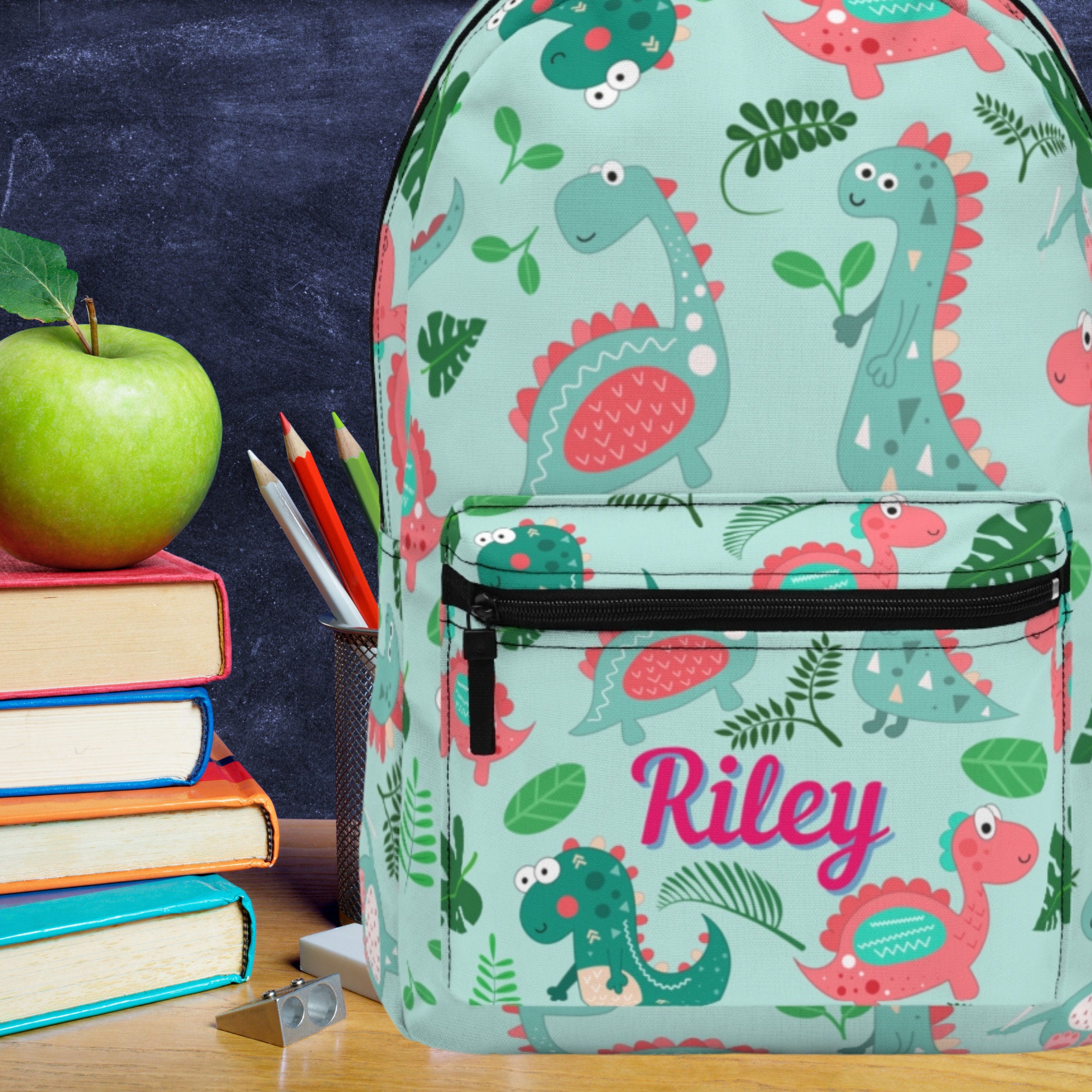 Personalized Dinosaur Backpackcustom Kids Backpack Etsy UK