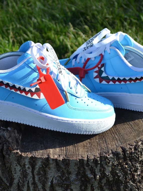 Bape X Off-white Custom Themed Nike Air 