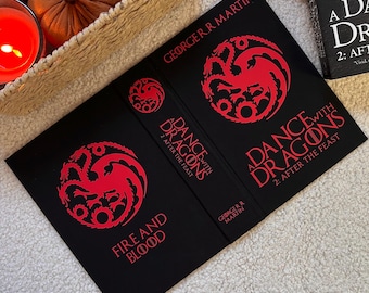 A Dance with Dragons 2: After the Feast - Copertina rigida per libri tascabili - Sovraccoperta fatta a mano - Serie A Song of Ice and Fire