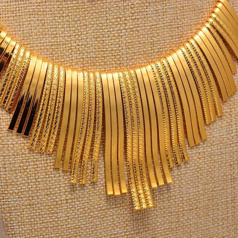 Statements Jewelry Sets Wedding Gold Jewelry Set for Women Etsy