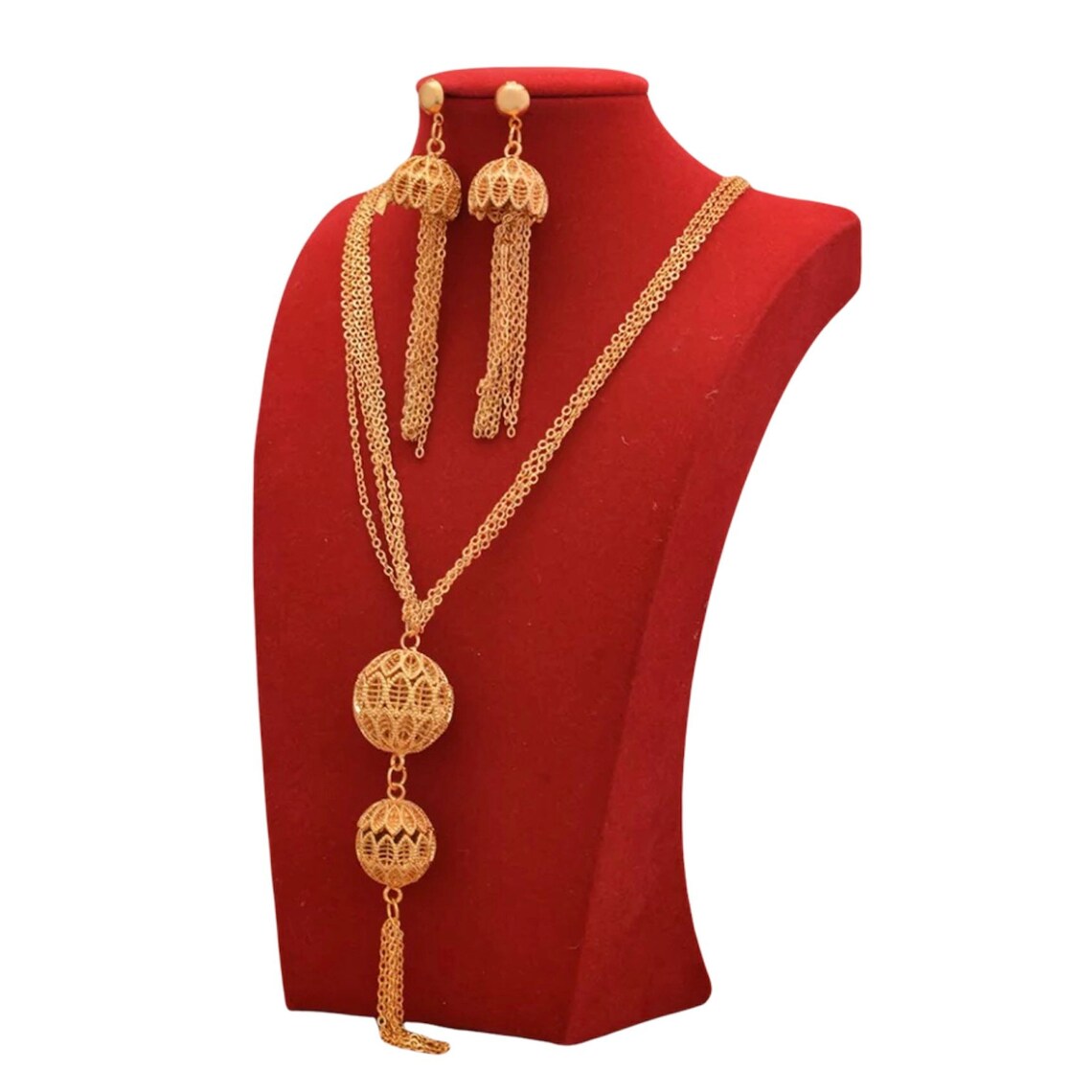 24K Gold Jewelry Set African Jewelry Set Jewelry Set for Etsy