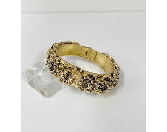 Brazalete vintage con cierre de flor de Whiting & Davis