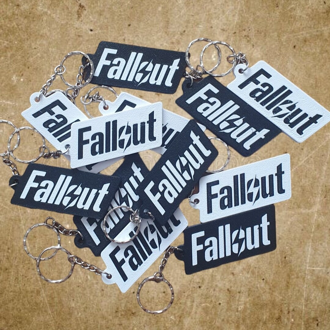 Fall Guys Keychains Fallout Logo Keychain. Video Game, TV Series. - Etsy UK