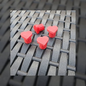 Heart Valve/Dust Cap 4pk  for Car.