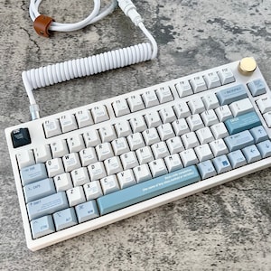 Clean Code Keycap Set, Cherry Profile, PBT, Coiled Cable Option, Cherry MX Stem, Dye-Sub Legends