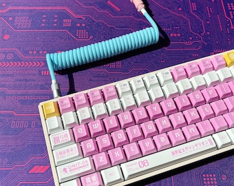 Eva Unit-08 Keycap Set, Cherry Profile