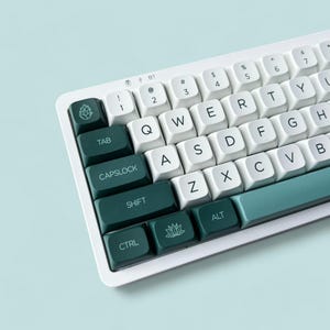 Botanical Garden Keycap Set, XDA Profile, PBT, Cherry MX Stem, Dye-Sub Legends