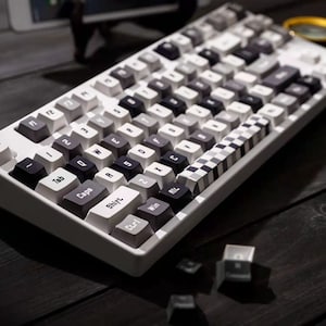 Tiles Keycap Set, Cherry and XDA Profile Options, PBT, Cherry MX Stem, Dye-Sub Legends, Thick Walls