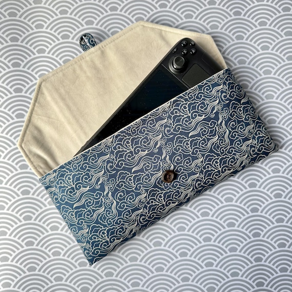 Steam Deck Pouch - Handmade Soft Touch Carrying Case for Steam Deck and Deck OLED