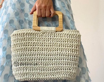 Crochet Boho Bag Pattern: DIY Knitted Crossbody Tote (PDF Pattern + Video Tutorial)