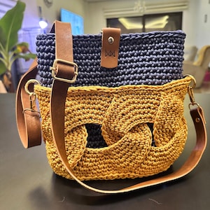 Crochet Bag Pattern PDF: Easy DIY Circular Tote (Video Tutorial Included)