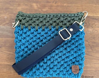 Haakpatroon voor een crossbodytasje/telefoontasje (PDF-patroon/video)