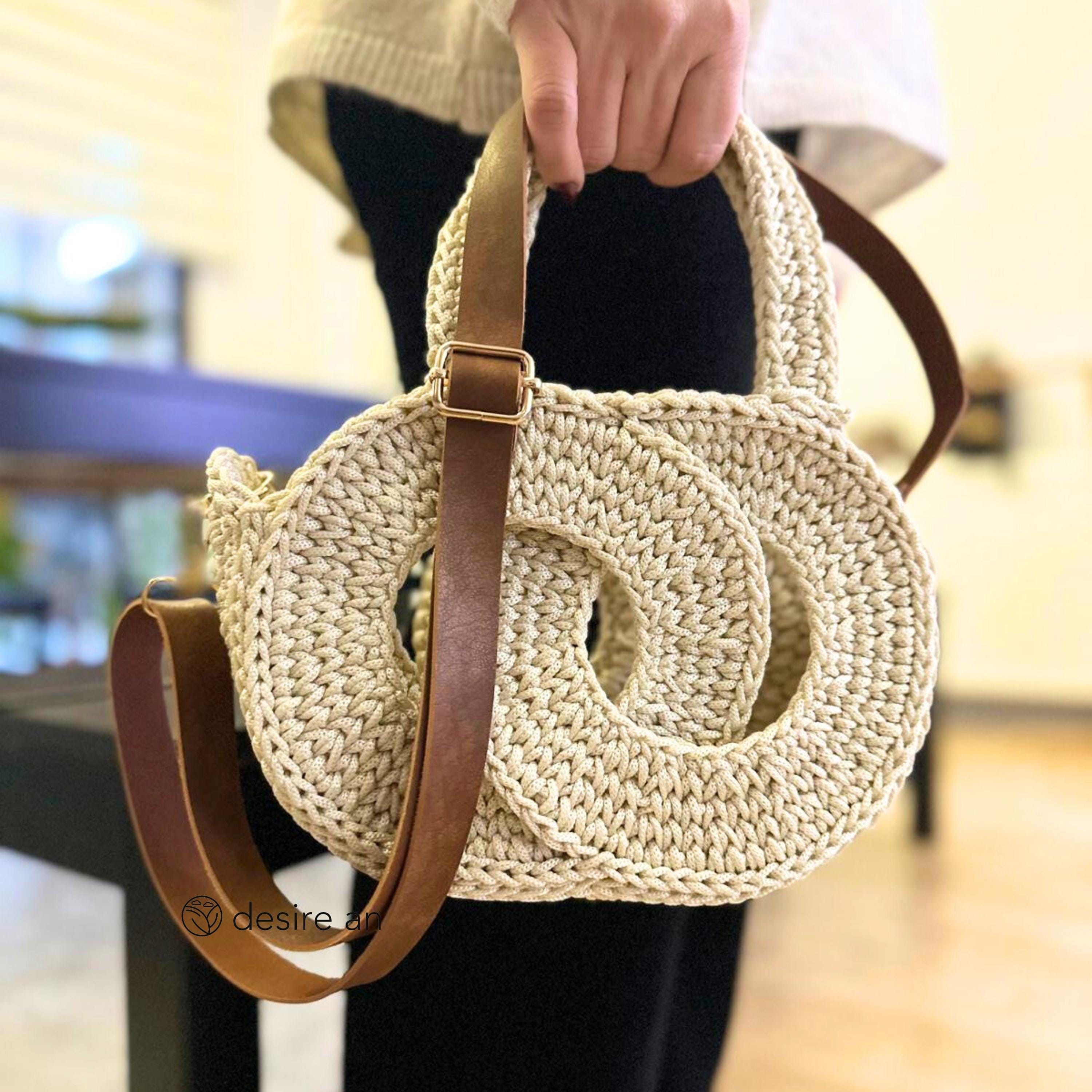 Base Redonda Carteras A Crochet Redondas Base Redonda Bolsa Tejida