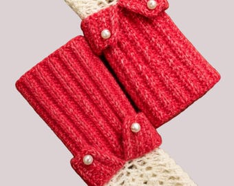 Vintage Crochet Fingerless Gloves Pattern – Elegant Wrist Warmers