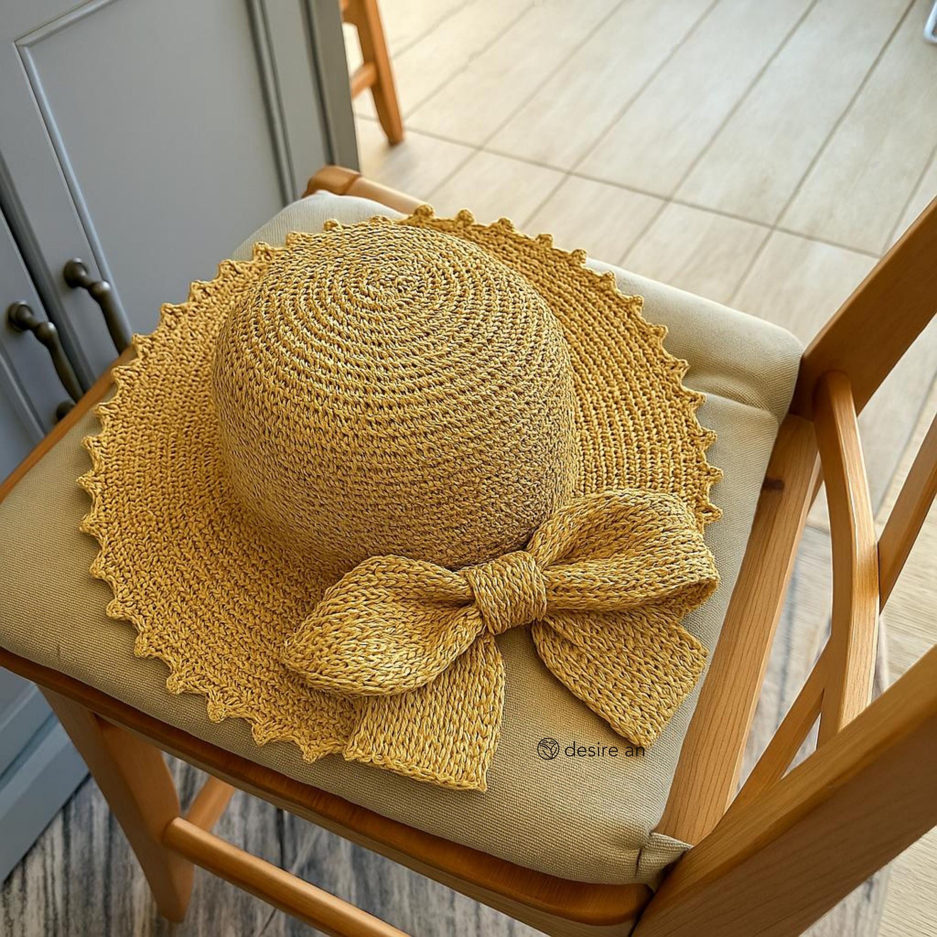 Sun Hat With Bow - Etsy