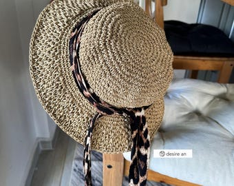 Easy Crochet Sun Hat Pattern: Flared Brim Bucket Hat (PDF Download- Video Tutorial)