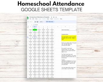 Aanwezigheidstracker voor thuisonderwijs: Google Spreadsheets-sjabloon