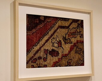 Turkish Rug Wall Art, Vintage Carpet Wall Hanging Tapestry
