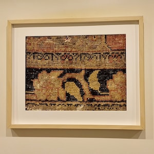 Southwestern Wall Tapestry Decor, Framed Vintage Hand Woven Rug