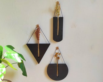 Set of 3 Propagation Station Wall Hanging, Wall Planter Indoor and Outdoor, Hanging Planter , Air Plants Live,  Mother's day gift idea