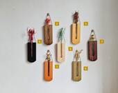 Propagation Station Vases and Planters, Wall Vases for Dried Flowers, Wooden Propagation Station Wall Hanging, Japandi Vase Planter Gift
