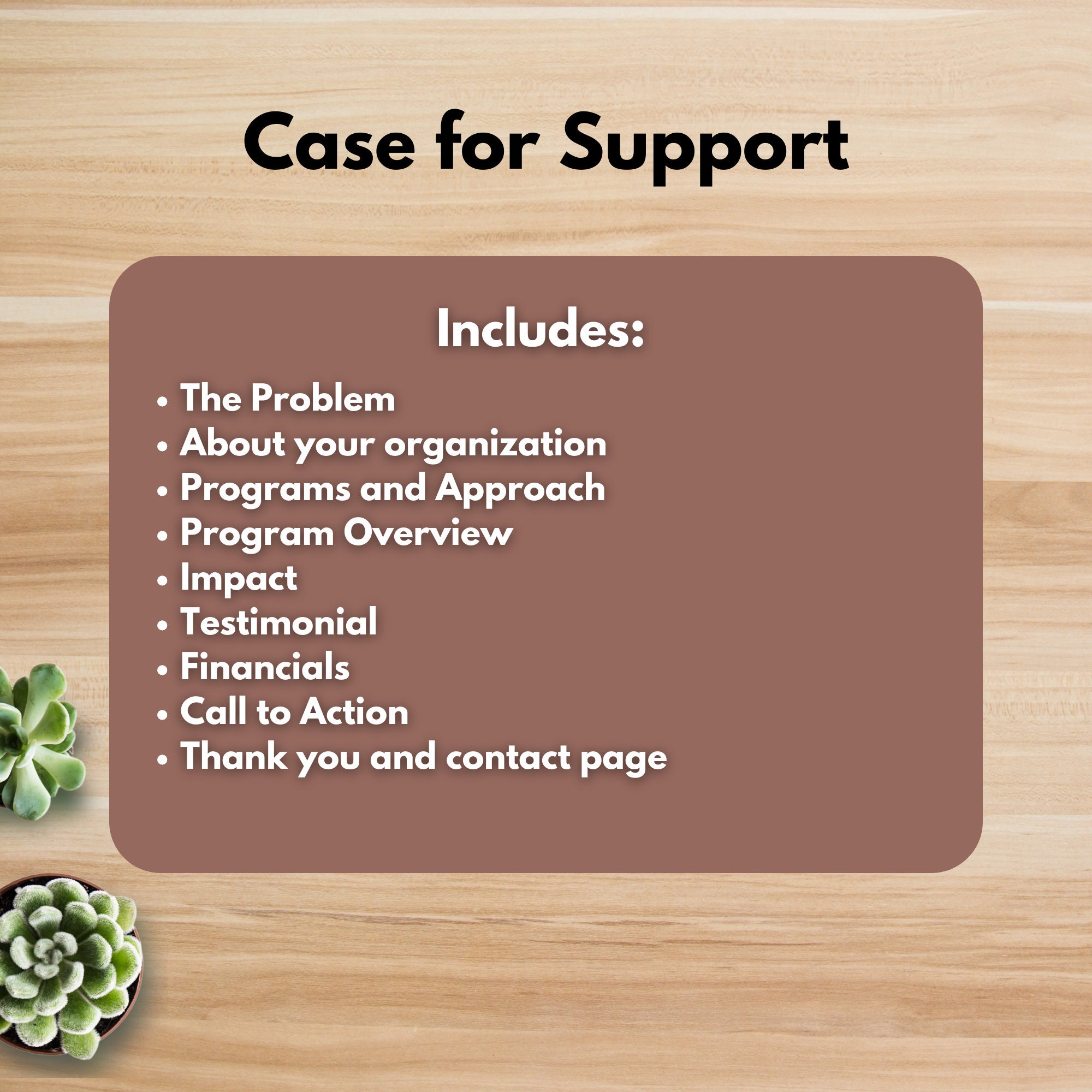 Nonprofit Case for Support — NonProfit Life Nonprofit Case for Support — NonProfit Life