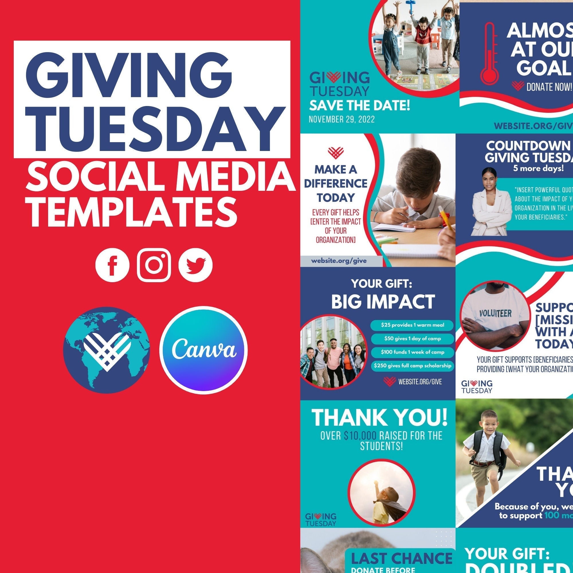 Giving Tuesday Social Media Templates — NonProfit Life Giving Tuesday Social Media Templates — NonProfit Life