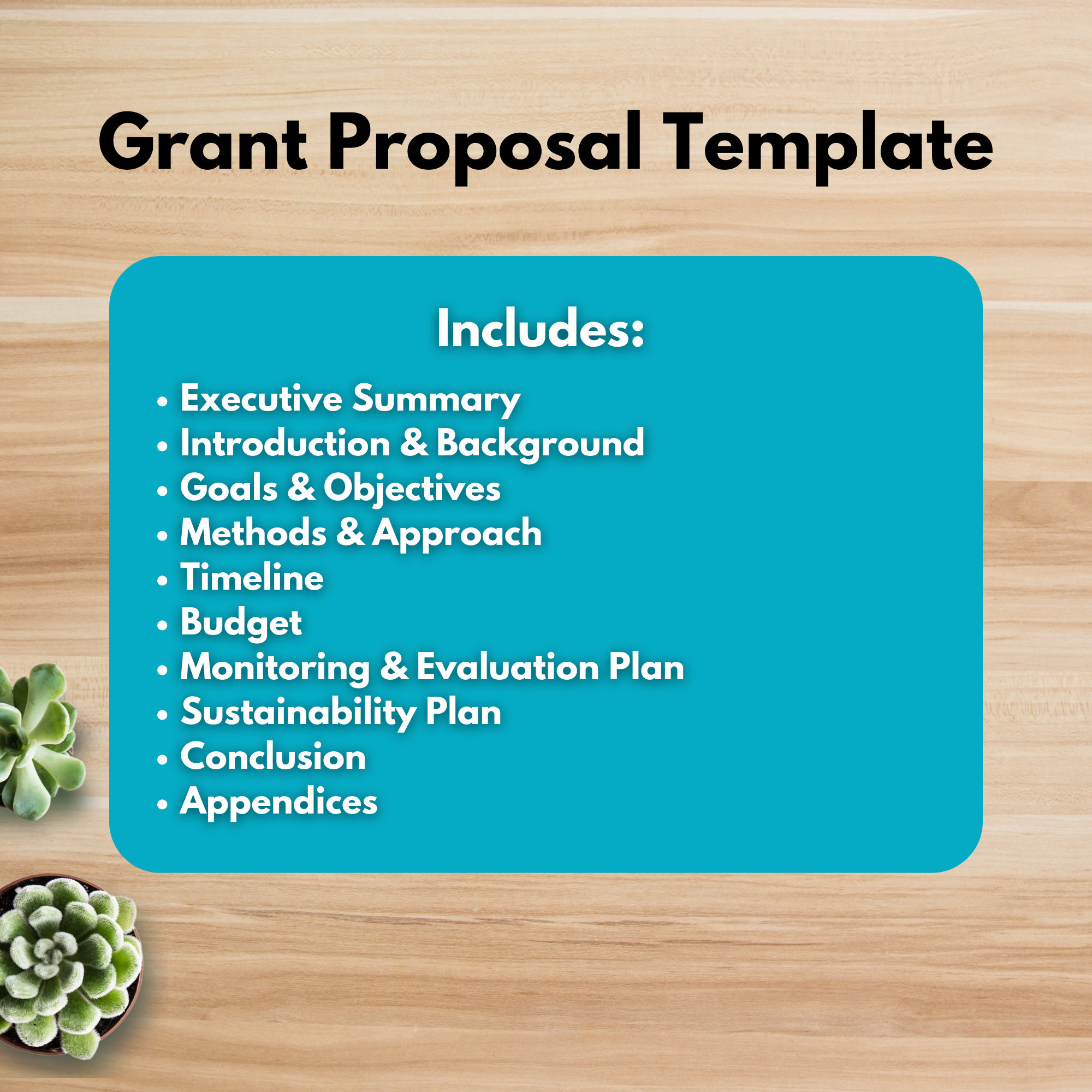 NonProfit Grant Proposal Template — NonProfit Life