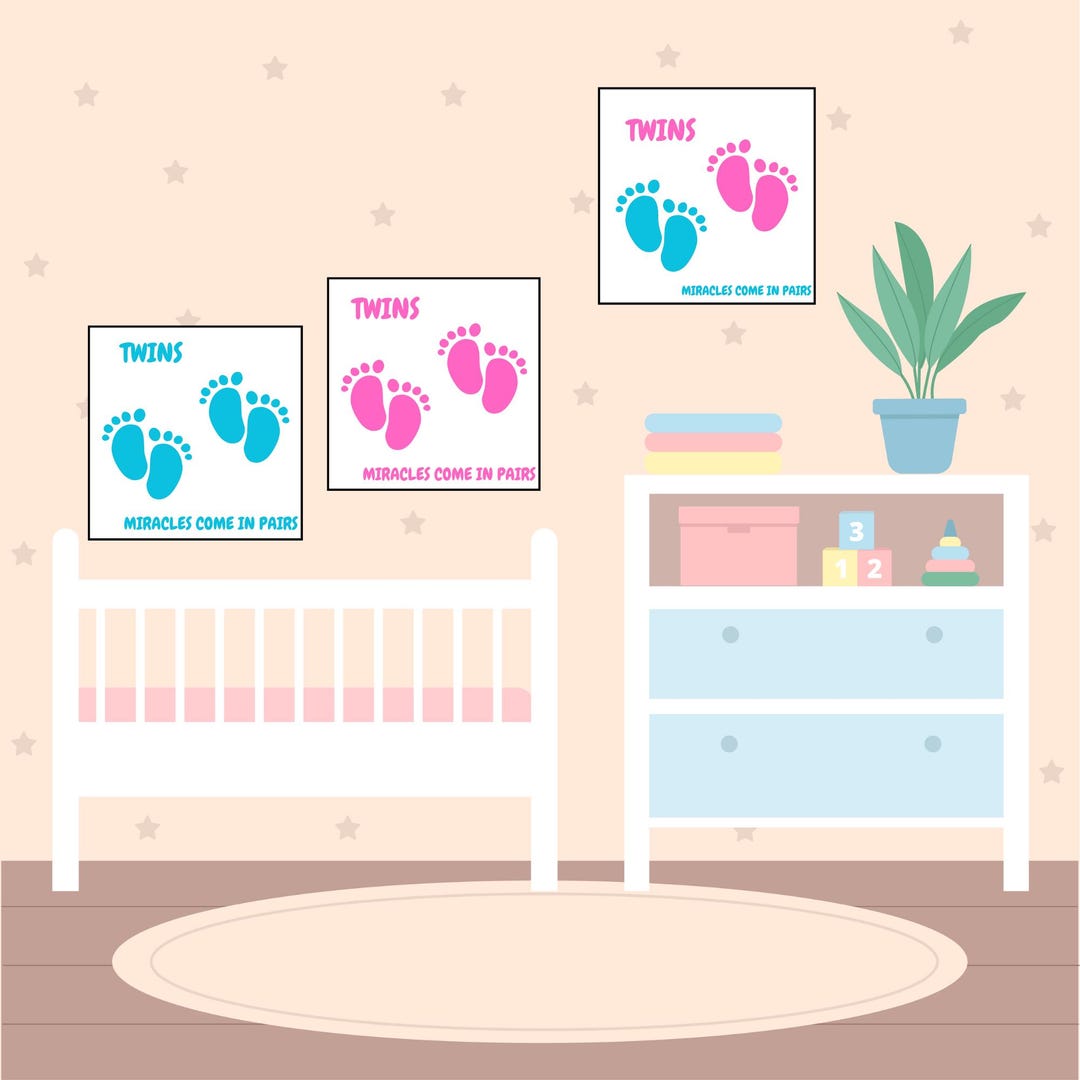 Digital Download-twins Printables - Etsy