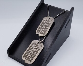 Dog Tag Display Mount x1