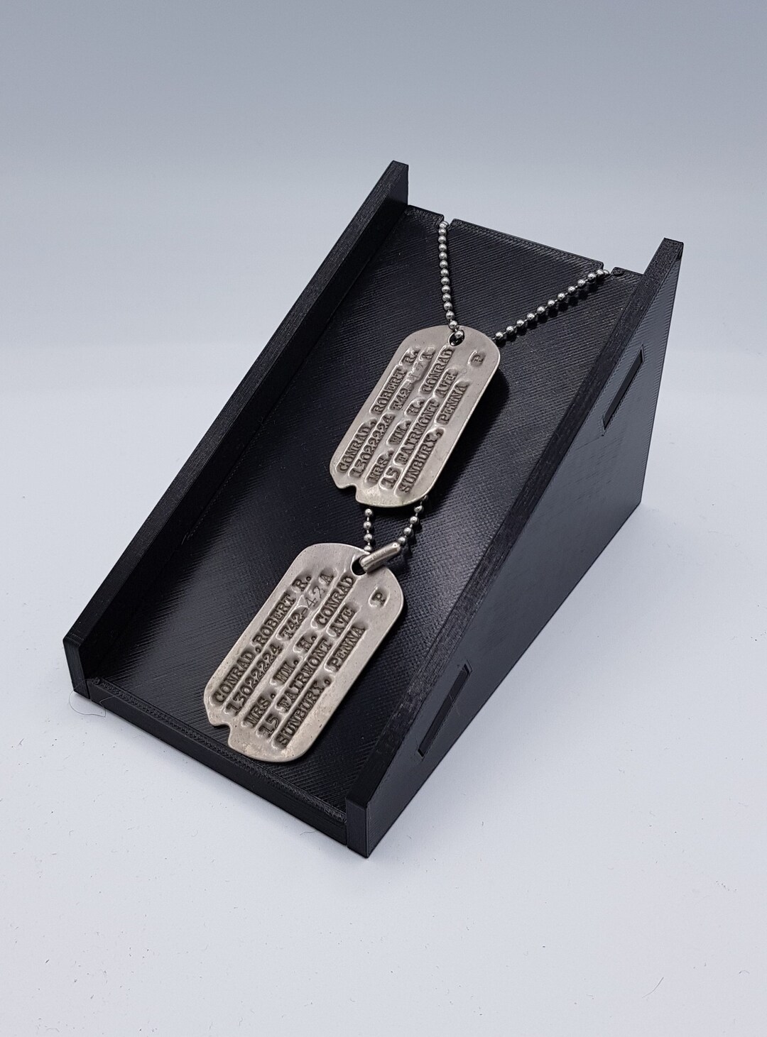 Dog Tag Display Mount X1 Etsy