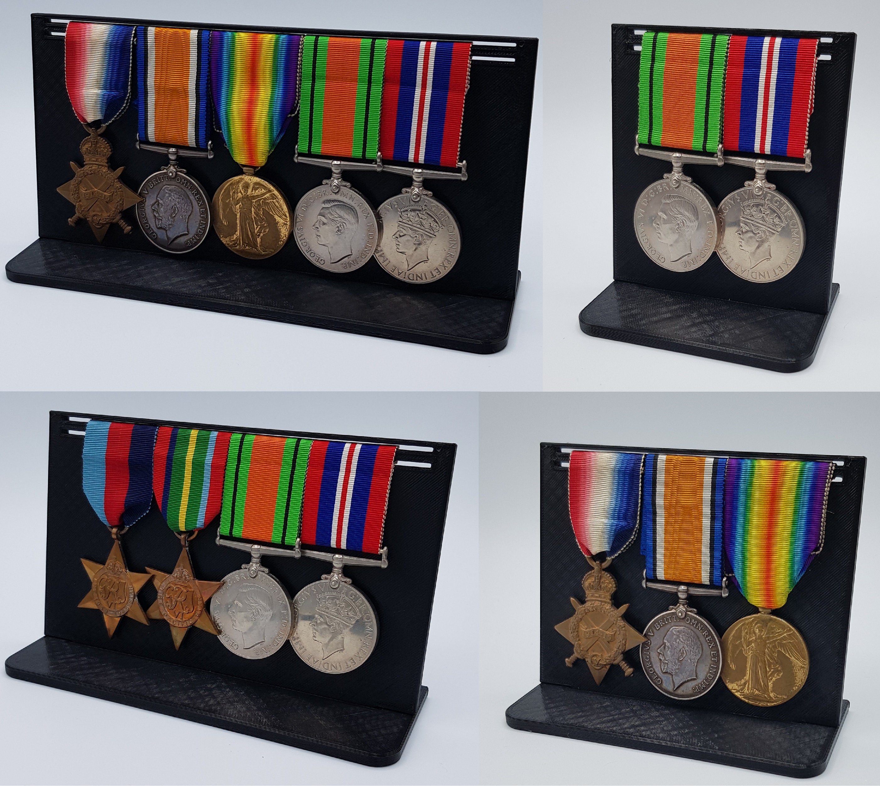 Black Frame Medium RUC Medal Display Case 