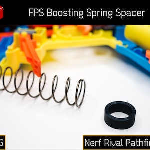 Spring Spacer (PETG) for FPS Boosting and Fine Tuning for Nerf Rival Pathfinder