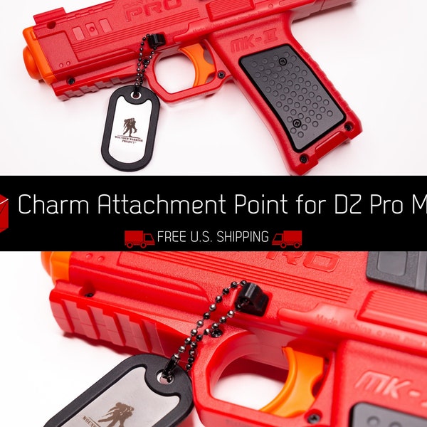 Charm Attachment Point / Safety Delete (PETG) for Dart Zone Pro MK-2 Mk-II