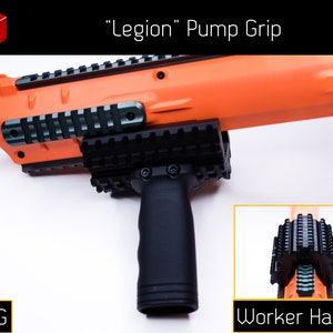 Pump Grip — &quot;Legion&quot; (PETG) for Worker Harrier