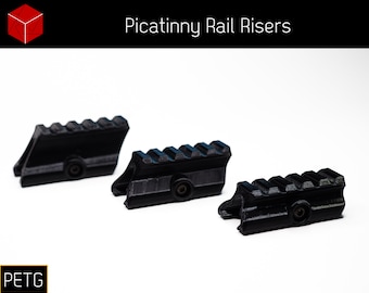 Picatinny Rail Risers (PETG)