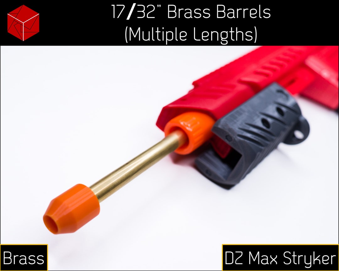17/32 Brass Barrels multiple Lengths for Dart Zone Max Stryker Etsy