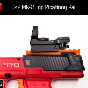 Picatinny Top Attachment Rail (PETG) for Dart Zone Pro Mk-2.0