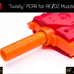 Twisty PCAR (PETG) for Adventure Force / Dart Zone Muzzles