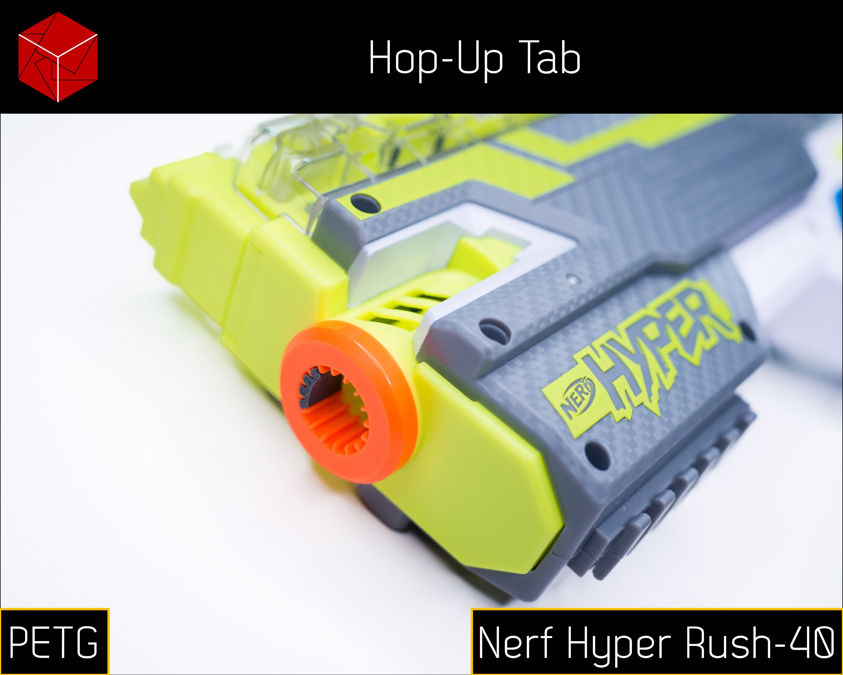 Blasters3d R40 Priming Handle PT for Nerf Hyper Rush-40 