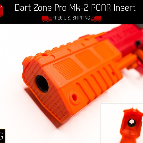 PCAR Rifling Accuracy Muzzle Insert (PETG) for Dart Zone Pro Mk-2.0