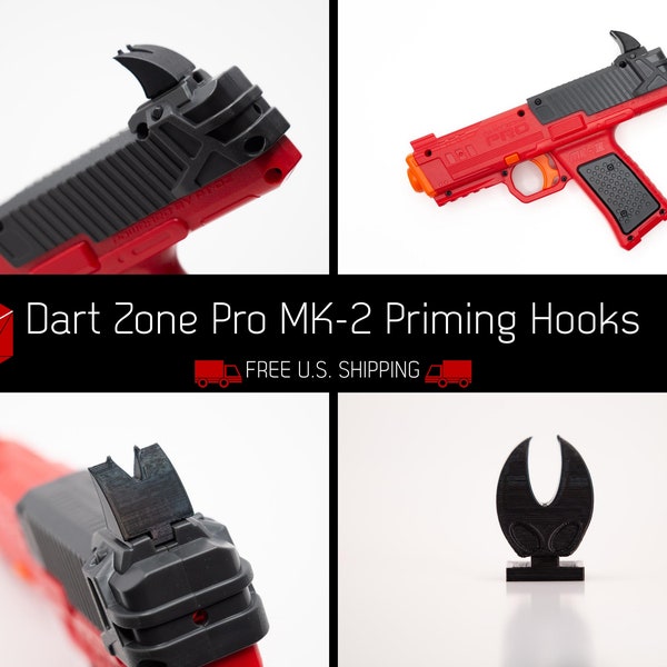 Priming Hooks / Iron Sights (PETG) for Dart Zone Pro Mk-II / Mk-2