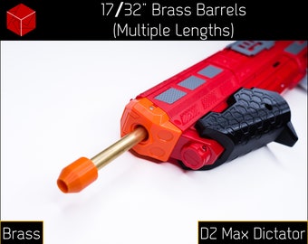 17/32" Brass Barrels (Multiple Lengths) for Dart Zone Max Dictator