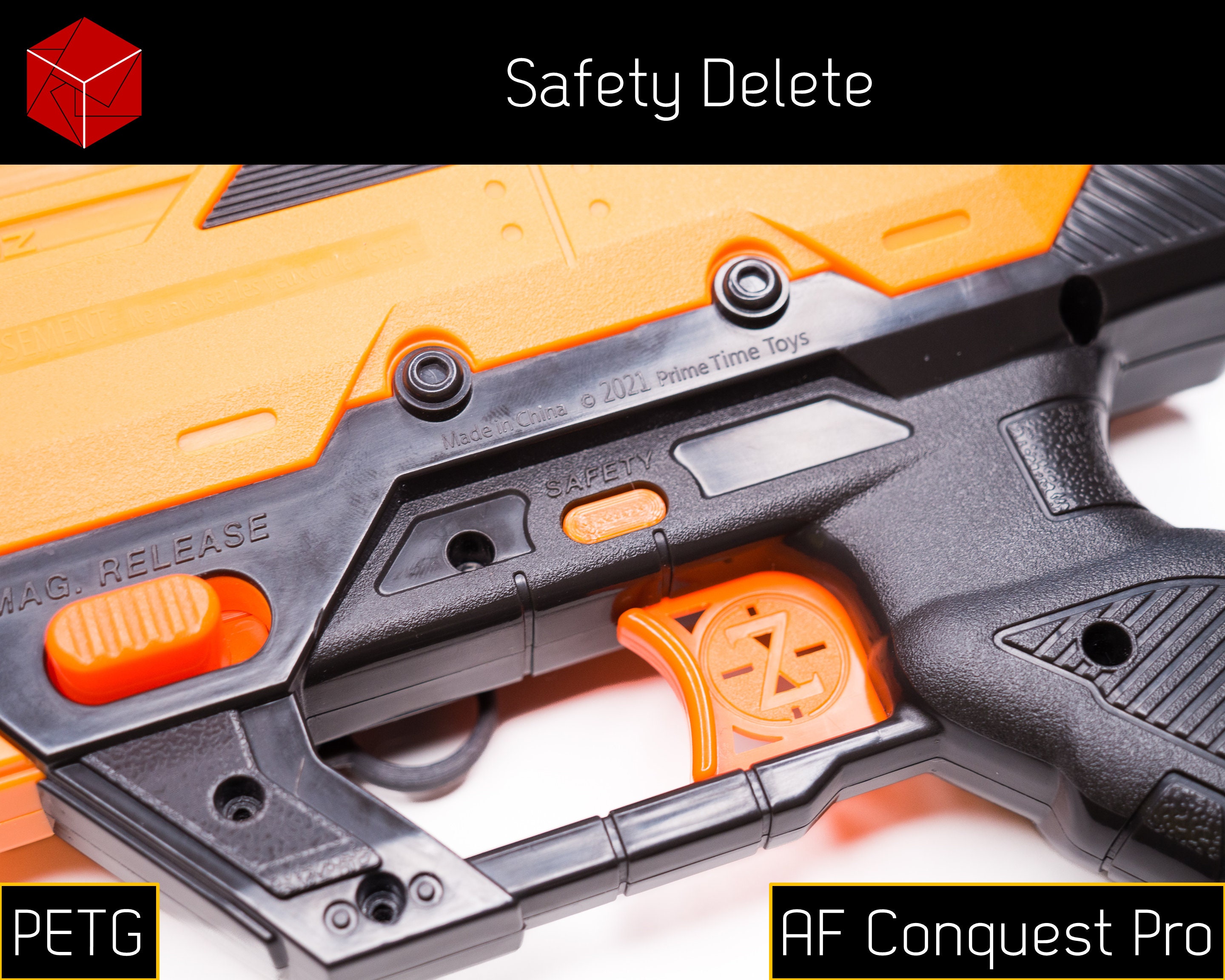 Safety Delete / Removal (PETG) for Adventure Force Conquest Pro - Picture 2 of 8