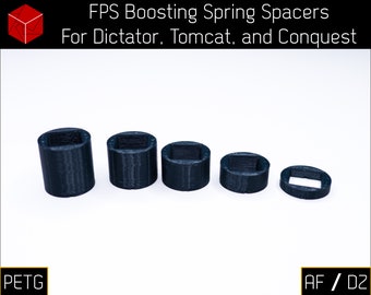FPS Boosting Springs Spacer (PETG) for Adventure Force / Dart Zone Blasters