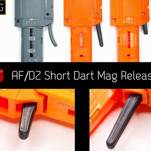 Magazine Adapter Release (PETG) for Short Dart Adapter for Adventure Force / Dart Zone