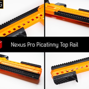 Picatinny Top Rail for Adventure Force Nexus Pro (PETG)
