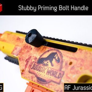 Stubby Priming Bolt Handle (PETG) for Adventure Force Jurassic Pro