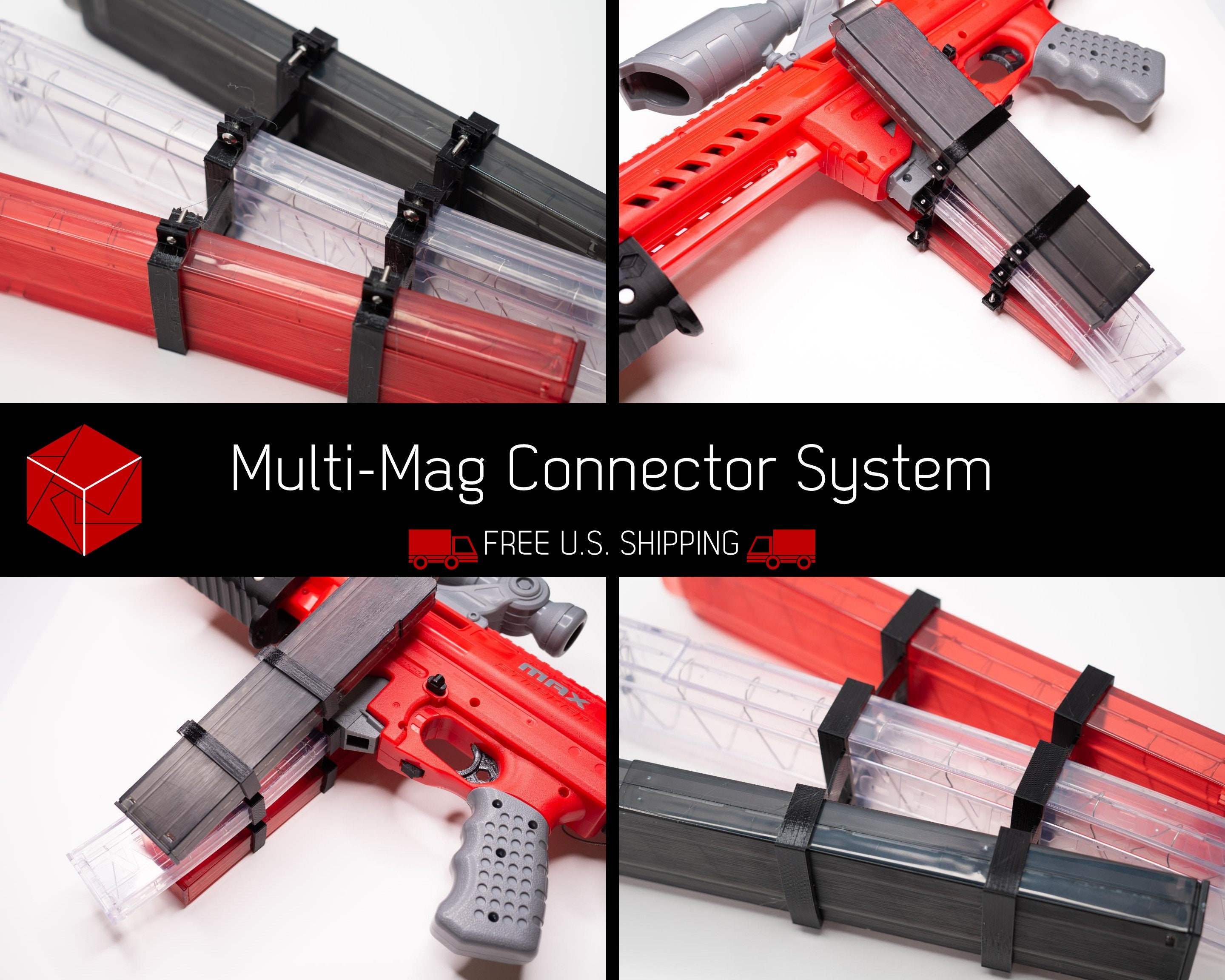 Multi-Mag Connector System / Brace (PETG) for AF/DZ and Worker Mags - Picture 6 of 10